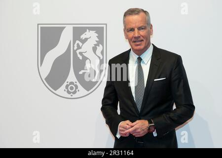 Köln, Deutschland. 16. Mai 2023. Henry Maske, Köln, Verleihung des Landespreises Nordrhein-Westfalen an die ehemalige Bundeskanzlerin Dr. Angela Merkel, 16. Mai 2023, Flora Köln. Kredit: dpa/Alamy Live News Stockfoto