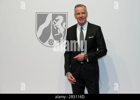 Köln, Deutschland. 16. Mai 2023. Henry Maske, Köln, Verleihung des Landespreises Nordrhein-Westfalen an die ehemalige Bundeskanzlerin Dr. Angela Merkel, 16. Mai 2023, Flora Köln. Kredit: dpa/Alamy Live News Stockfoto