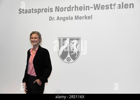 Köln, Deutschland. 16. Mai 2023. Britta Heidemann, Köln, Verleihung des Landespreises Nordrhein-Westfalen an die ehemalige Bundeskanzlerin Dr. Angela Merkel, 16. Mai 2023, Flora Köln. Kredit: dpa/Alamy Live News Stockfoto
