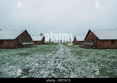 Lager Auschwitz Birkenau Stockfoto
