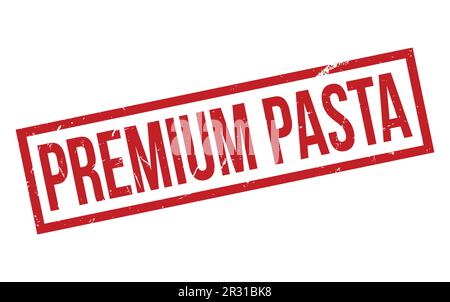 Red Premium Pasta Rubber Stamp Seal Vector Stock Vektor