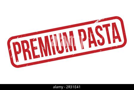 Red Premium Pasta Rubber Stamp Seal Vector Stock Vektor