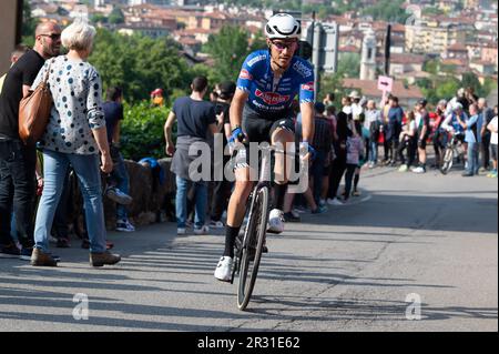 Bergamo, Italien. 21. Mai 2023. Stefano Oldani, Alpecin-Deceuninck während der 15. Etappe - Seregno - Bergamo, Giro d'Italia in Bergamo, Italien, Mai 21 2023 Kredit: Independent Photo Agency/Alamy Live News Stockfoto