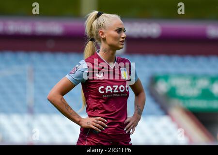 Birmingham, England. 21. Mai 2023 Alisha Lehmann von Aston Villa während des Barclays Women's Super League Spiels zwischen Aston Villa und Liverpool im Villa Park in Birmingham, England, am 21. Mai 2023. Kredit: Duncan Thomas/Majestic Media/Alamy Live News. Stockfoto