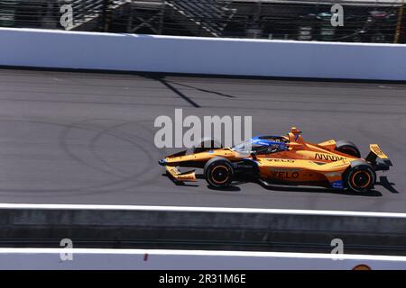 Indianapolis, Usa. 21. Mai 2023. Alexander Rossi (7) qualifiziert sich am zweiten Tag der Qualifikation für den 2023 Indy 500 auf dem Indianapolis Motor Speedway in Indianapolis für die schnelle 12. (Foto: Jeremy Hogan/SOPA Images/Sipa USA) Guthaben: SIPA USA/Alamy Live News Stockfoto