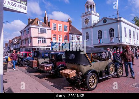 1923 Morris Bullnose Cowley Tourer beim Faversham Festival of Transport 2023. Faversham Kent UK Stockfoto