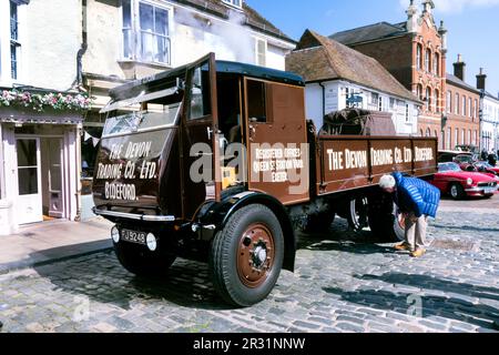 Sentinel Steam Truck beim Faversham Festival of Transport 2023. Faversham Kent UK Stockfoto