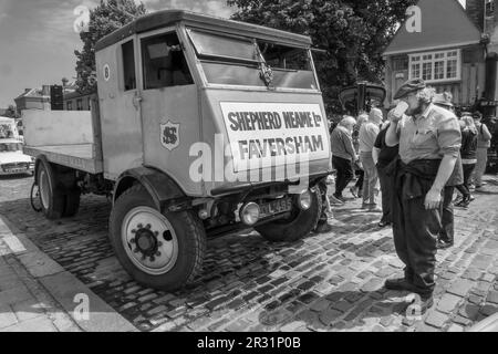 Sentinel Steam Truck beim Faversham Festival of Transport 2023. Faversham Kent UK Stockfoto