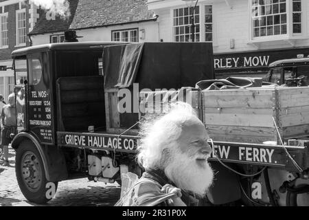 Sentinel Steam Truck beim Faversham Festival of Transport 2023. Faversham Kent UK Stockfoto