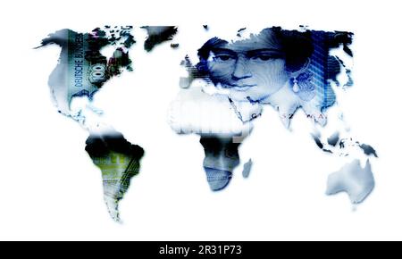 Die ganze Welt Stockfoto