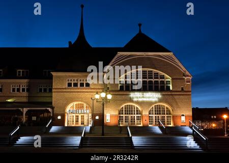 Alter Kursaal und Kasino in Westerland Stockfoto