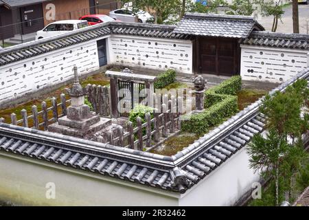 Kyoto, Japan - 1. 2019. April; Innengarten Stockfoto