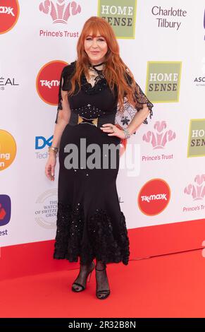 London, Großbritannien. 16. Mai 2023. Charlotte Tilbury nimmt an den Prince's Trust und TK Maxx & Homesense Awards, Theatre Royal, Drury Lane, London, England Teil. Kredit: S.A.M./Alamy Live News Stockfoto