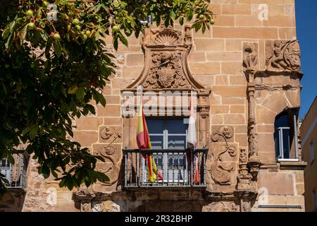 Palacio de los Ríos y Salcedo, Renacentista, siglo XVI, Archivo Histórico Provincial, Soria, Comunidad Autónoma de Castilla, Spanien, Europa. Stockfoto