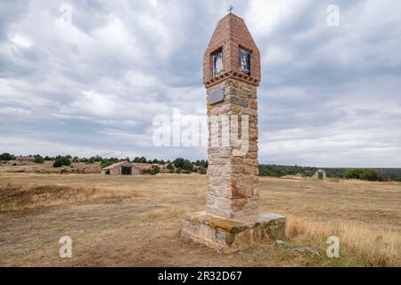 Iruecha, Sierra Solorio, Soria, Comunidad Autónoma de Castilla y León, Spanien, Europa. Stockfoto