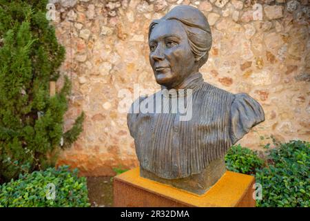 Clara Hammerl, Primera mujer en Refer una entidad financiera en el estado Español, Pollensa, Mallorca, Balearen, Spanien. Stockfoto