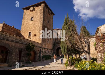 Palacio del Rey Sanç, edificado en 1309 por Jaime II, Valldemossa, Mallorca, Balearen, Spanien. Stockfoto