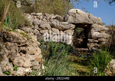 Talaiot, Son Ferrandell-Son Oleza, I milenio A C., Valldemossa, Mallorca, Balearische Inseln, spanien. Stockfoto