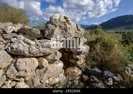 Talaiot, Son Ferrandell-Son Oleza, I milenio A C., Valldemossa, Mallorca, Balearische Inseln, spanien. Stockfoto
