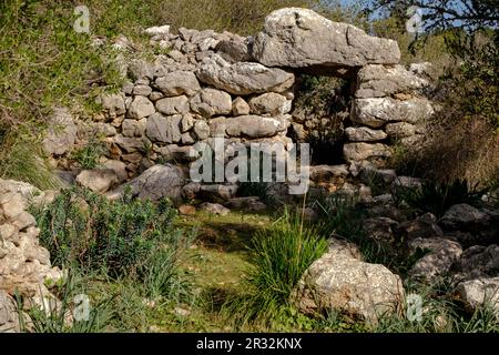 Talaiot, Son Ferrandell-Son Oleza, I milenio A C., Valldemossa, Mallorca, Balearische Inseln, spanien. Stockfoto