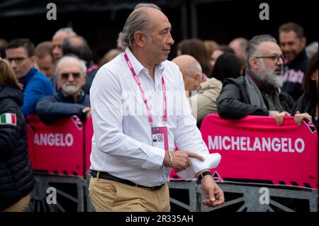 Bergamo, Italien. 21. Mai 2023. Stefano Allocchio während der 15. Etappe - Seregno - Bergamo, Giro d'Italia in Bergamo, Italien, Mai 21 2023 Kredit: Independent Photo Agency/Alamy Live News Stockfoto