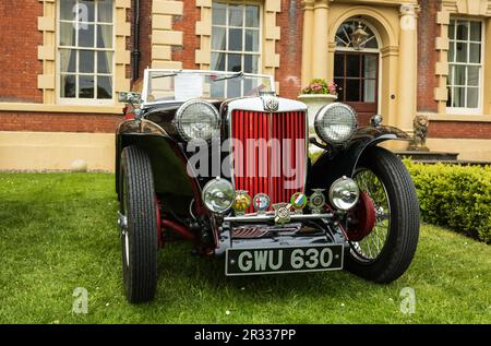 1947 MG TC. Lytham Hall Classic Car Show 2023. Stockfoto