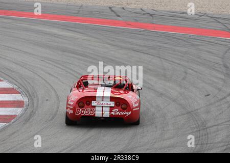 1989 TVR-Rennen in der Toskana in den 6 Stunden der Barcelona Paco Godia Trophäe am 21./5/2023 auf dem Circuit of Catalonia, Barcelona, Spanien Stockfoto