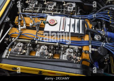 Lamborghini Espada Serie 3 V12 Motor Stockfoto