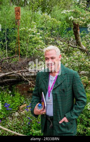 London, Großbritannien. 22. Mai 2023. London, Großbritannien. 22. Mai 2023 Will Young - Montag bei der Chelsea Flower Show um 2023 Uhr. Kredit: Guy Bell/Alamy Live News Stockfoto