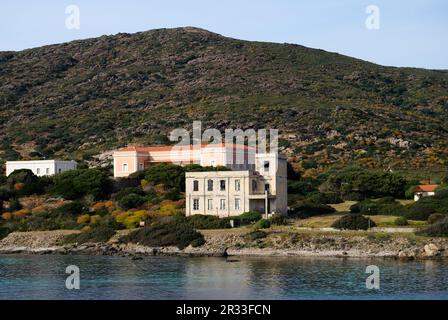 Blick auf Cala reale auf der Insel Asinara Stockfoto