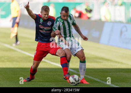 Ferencvaros gegen Nyiregyhaza OTP Bank League Fußballspiel Stockfoto