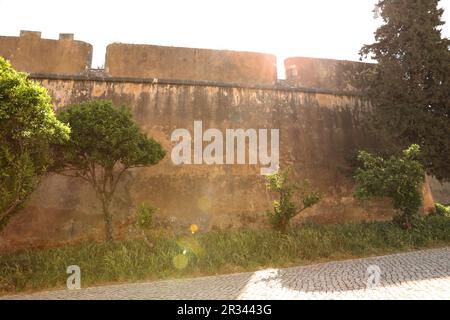 Stadtmauern, Altstadt, Lagos, Algarve, Portugal Stockfoto