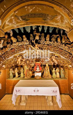 Belén de Jesús de La Sang, siglo XV, Iglesia de la Asunción, Palma. Mallorca Islas Baleares. España. Stockfoto