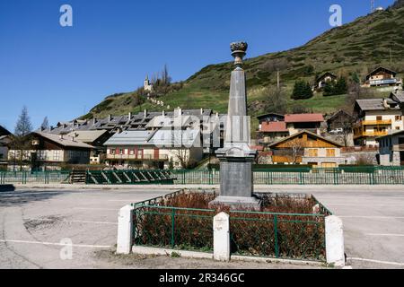 Arvieux, Parque Natural Regional de Queyras, Provenza-Alpes-Costa Azul, Departamento de Altos Alpes, Distrito de Briançon, Frankreich, Europa. Stockfoto