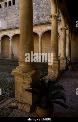 Convento de los Mínimos (a.1667), brocal de cisterna Octogonal. Sineu. Comarca de Es Pla. Mallorca. Baleares.España. Stockfoto