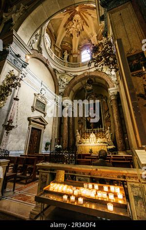 Cappella Santissimo, Catedral de Verona -Duomo di Verona, Cattedrale di Santa Maria Matricolare-, Verona, patrimonio de la humanidad, Veneto, Italia, Europa. Stockfoto