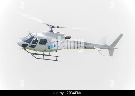 Eurocopter AS350 auf der Caslav Air Show 2023 in Caslav, Tschechische Republik Stockfoto