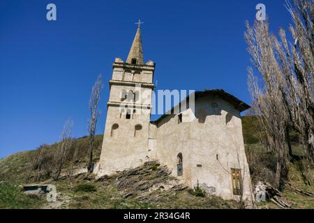 Arvieux, Parque Natural Regional de Queyras, Provenza-Alpes-Costa Azul, Departamento de Altos Alpes, Distrito de Briançon, Frankreich, Europa. Stockfoto