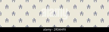 Eigenartiges Lino-Schnitt-Motiv-Vektormuster für Blattsplitter. Nahtlose Dekoration eines skurrilen Blattdesigns für den hintergrund von scandi. Stock Vektor