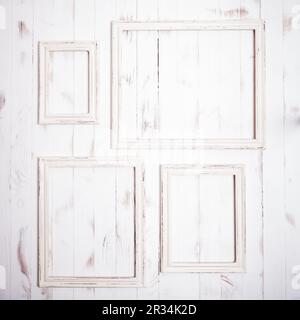 Shabby chic Rahmen Stockfoto