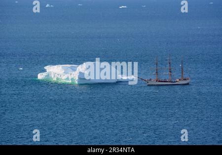 Barque Europa Kreuzfahrt in der Antarktis Stockfoto