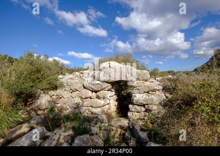 Talaiot, Son Ferrandell-Son Oleza, I milenio A C., Valldemossa, Mallorca, Balearische Inseln, spanien. Stockfoto