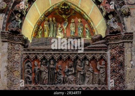 Capilla de San Salvador, Catedral de la Asunción de la Virgen, Salamanca, Comunidad Autónoma de Castilla y León, Spanien. Stockfoto