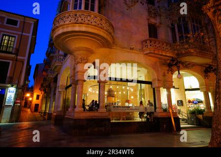 Gran Hotel (Grand Hotel) 1901-1903. Fundació "la Caixa". Palma. Mallorca Illes Balears. España. Stockfoto