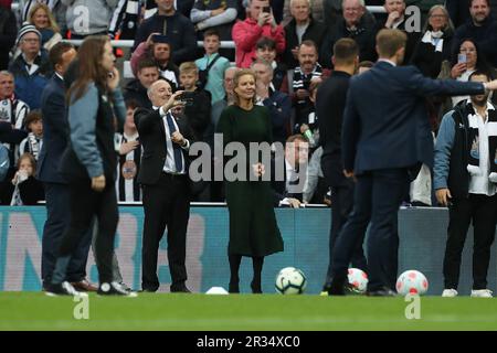 Newcastle, Großbritannien. 22. Mai 2023Newcastle: Miteigentümerin von United, Amanda Staveley, während des Premier League-Spiels zwischen Newcastle United und Leicester City at St. James's Park, Newcastle am Montag, den 22. Mai 2023. (Foto: Mark Fletcher | MI News) Guthaben: MI News & Sport /Alamy Live News Stockfoto