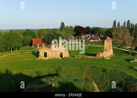 Sandal Castle in Wakefiled, West Yorkshire, Großbritannien Stockfoto