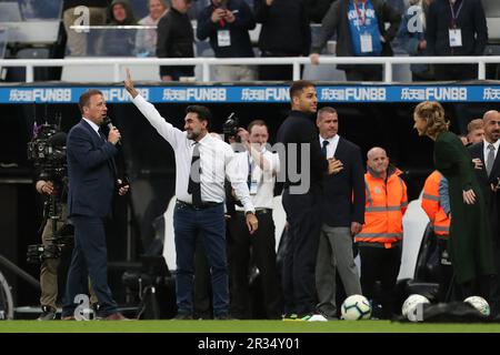 Newcastle, Großbritannien. 22. Mai 2023Newcastle Präsident von United Yasir Al-Rumayyan während des Premier League-Spiels zwischen Newcastle United und Leicester City in St. James's Park, Newcastle am Montag, den 22. Mai 2023. (Foto: Mark Fletcher | MI News) Guthaben: MI News & Sport /Alamy Live News Stockfoto