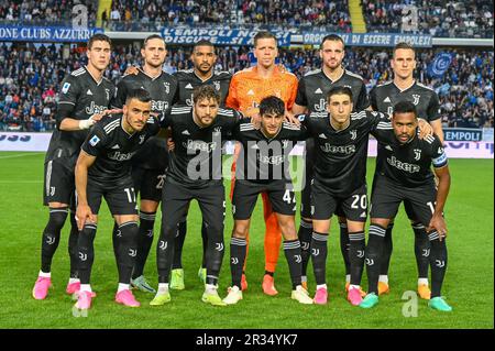 Empoli, Italien. 22. Mai 2023. Carlo Castellani Stadion, Empoli, Italien, 22. Mai 2023, Juventus-Auftritte beim Empoli FC gegen Juventus FC – spiel der italienischen Fußballserie A Credit: Live Media Publishing Group/Alamy Live News Stockfoto