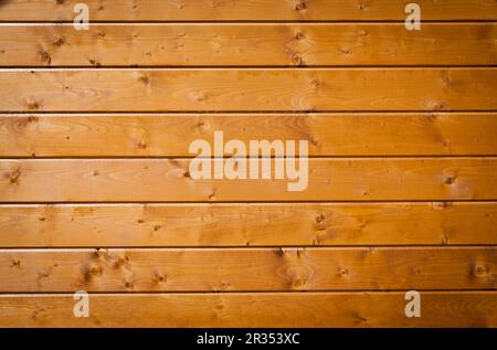 Holzwandfragment Stockfoto