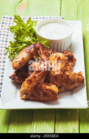 Die Chicken wings Stockfoto